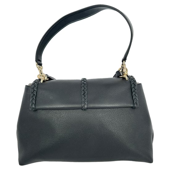 Chloé Medium Penelope Schultertasche aus schwarzem Kalbsleder - Image 3