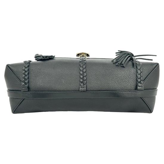 Chloé Medium Penelope Schultertasche aus schwarzem Kalbsleder - Image 4