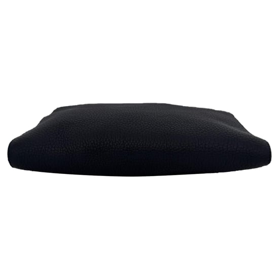 Delvaux Clutch-Tasche aus schwarzem Leder mit Strukturmuster - Image 5