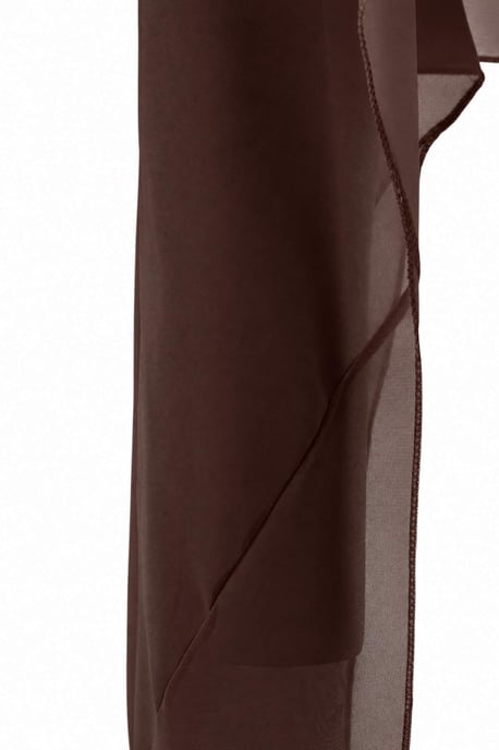 Trendyol Curve Damen Braun Einfarbig Lang Oversize Große Größen Blusen - Image 3