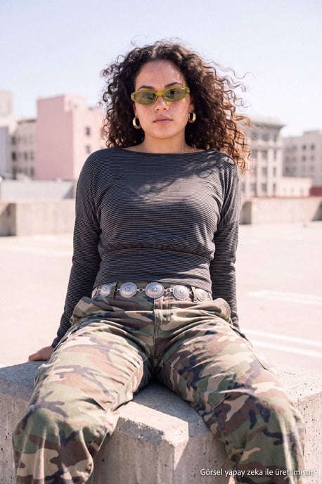 Trendyol Curve Damen Schwarz Einfarbig Lang, Relaxed Fit Große Größen Blusen - Image 3