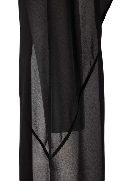 Trendyol Curve Damen Schwarz Einfarbig Lang Oversize Große Größen Blusen - Image 5