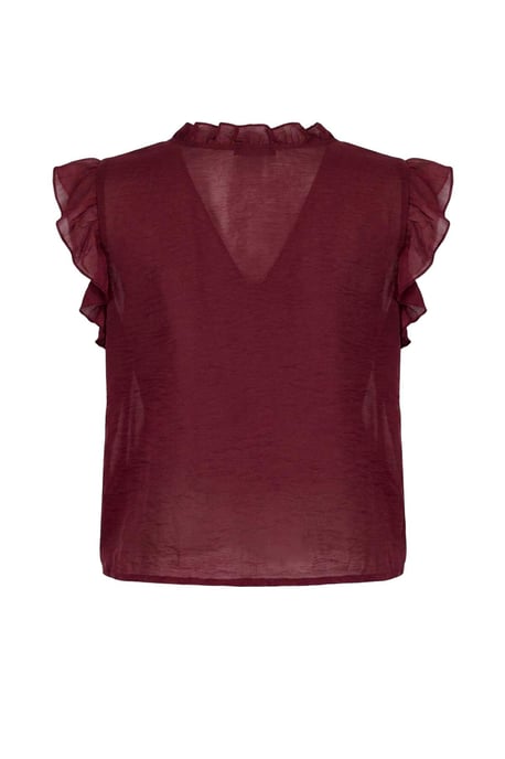 Trendyol Curve Damen Lila Einfarbig Kurz Oversize Große Größen Blusen - Image 5
