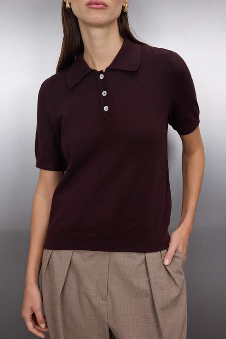 TRENDYOLMİLLA Damen Braun Einfarbig Kurz Regular Fit Blusen - Image 2