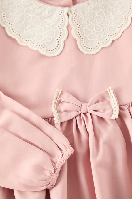 TRENDYOLKIDS Mädchen Rosa Geblümt Midi Lang Casual Gerade Kleider - Image 2