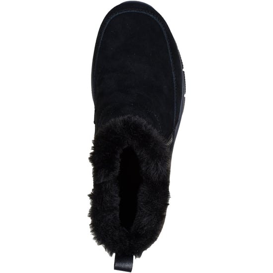 Skechers Easy Going Cool Zip! Leder Damen Schwarze Winter-Stiefeletten - Image 3