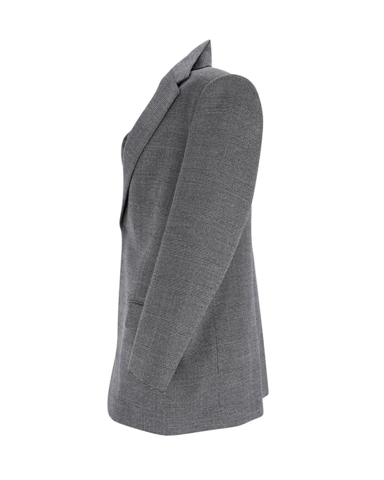 Balenciaga Pre-owned Suspended-Shoulder Jacke aus Glencheck-Wolle - Grau - Image 2