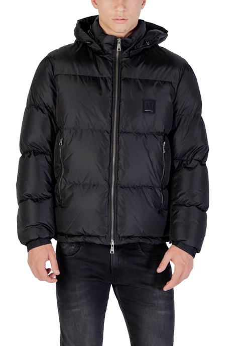 Pufferjacke mit Kapuze und Reißverschluss - Image 1