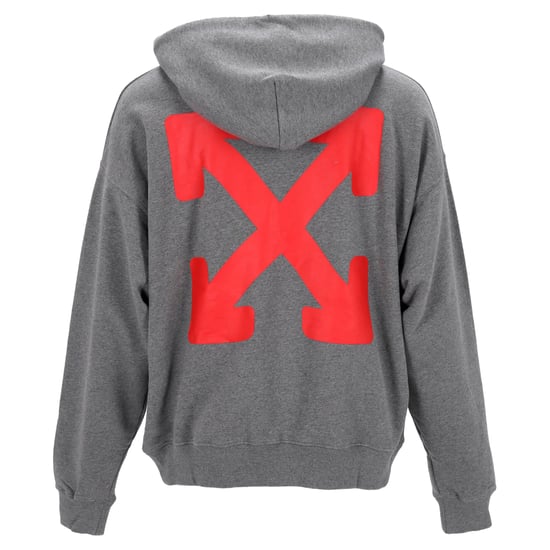 Off-White Hoodie mit Print - Grau - Image 3
