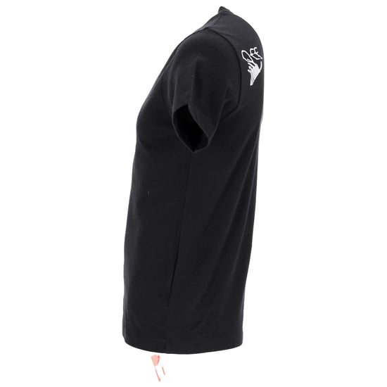 Off-White – Schwarzes Baumwoll-Logo-T-Shirt - Image 2
