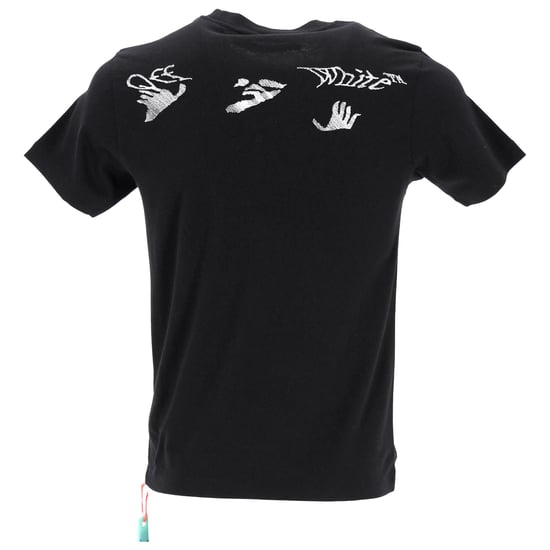 Off-White – Schwarzes Baumwoll-Logo-T-Shirt - Image 3