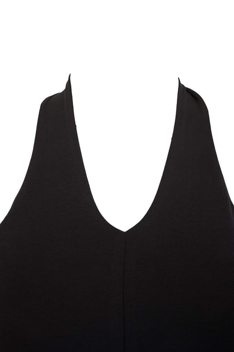 Trendyol Curve Damen Schwarz Einfarbig Ärmellos Tailliert Große Größen Blusen - Image 3