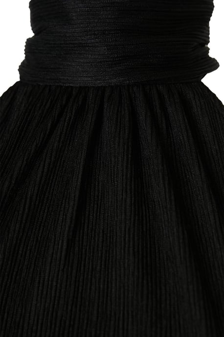 Trendyol Curve Ärmellose Bluse, regular fit, große Größen für Damen - Schwarz - Image 5