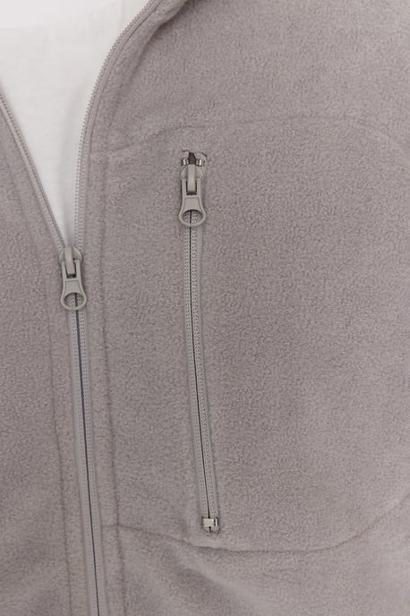 TRENDYOL MAN Herren Grau Einfarbig Lang Regular Fit Cardigans - Image 3