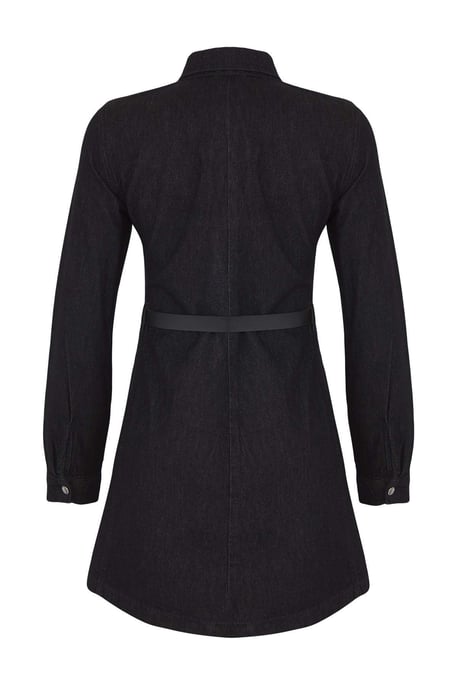 TRENDYOLMİLLA Damen Schwarz Einfarbig Extra Kurz / Super Mini Lang Casual A-Linie Kleider - Image 5
