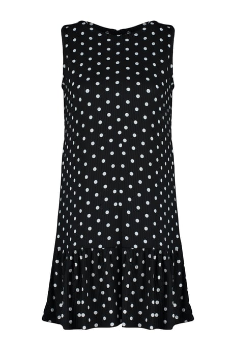TRENDYOLMİLLA Damen Schwarz Geblümt Kurz / Mini Ärmellos Casual Gerade Kleider - Image 5