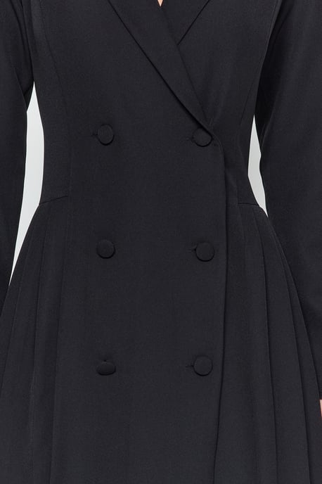 TRENDYOLMİLLA Damen Schwarz Einfarbig Kurz / Mini Lang Business Blazer Kleid Kleider - Image 3