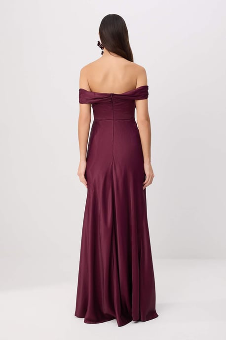 TRENDYOLMİLLA Damen Lila Einfarbig Maxi Ärmellos Skater Kleider - Image 3