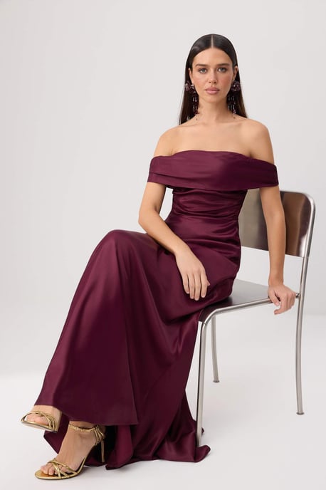 TRENDYOLMİLLA Damen Lila Einfarbig Maxi Ärmellos Skater Kleider - Image 6