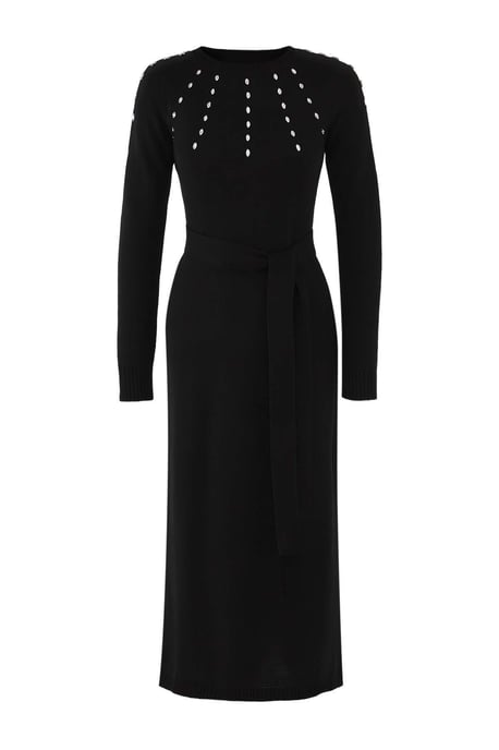 Trendyol Modest Damen Schwarz Einfarbig Maxi Lang Elegant/Abend A-Linie Modest Kleider - Image 4