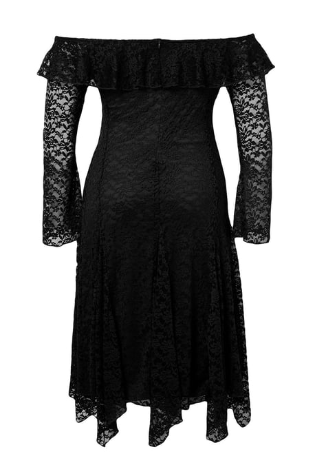 Trendyol Curve Damen Schwarz Einfarbig Maxi Lang A-Linie Große Größen Kleid - Image 5