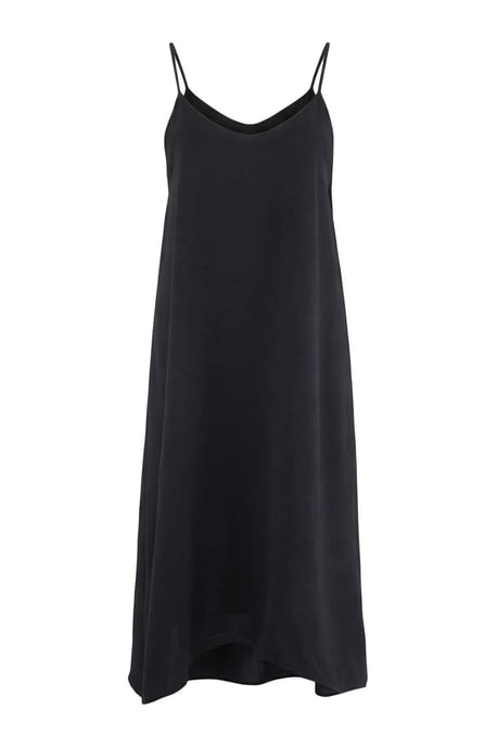 Trendyol Curve Damen Schwarz Einfarbig Maxi Ärmellos Casual A-Linie Große Größen Kleid - Image 3