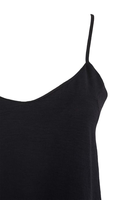 Trendyol Curve Damen Schwarz Einfarbig Maxi Ärmellos Casual A-Linie Große Größen Kleid - Image 4