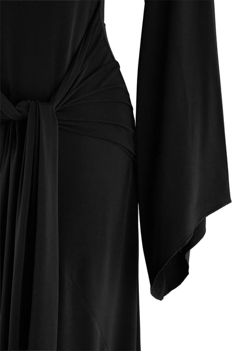 TRENDYOLMİLLA Damen Schwarz Einfarbig Maxi Lang A-Linie Kleider - Image 2
