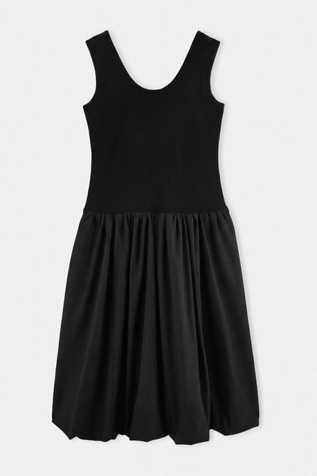 Trendyol Curve Maxikleid, ärmellos, A-Linie, große Größen - Schwarz - Image 3