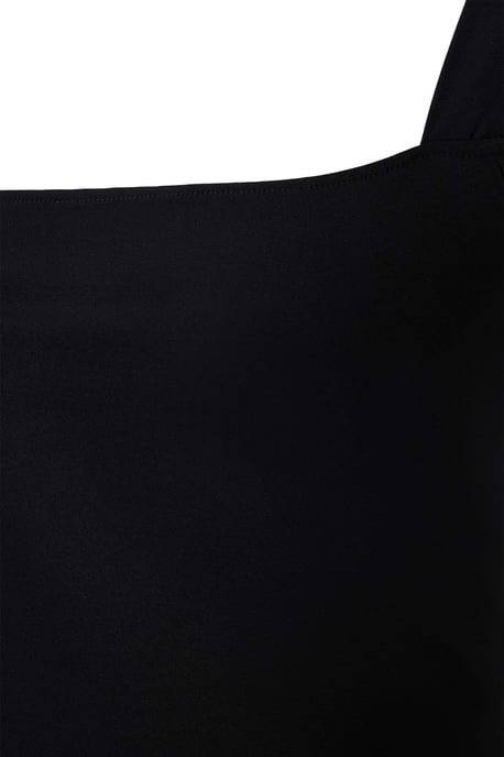 Trendyol Curve Damen Schwarz Einfarbig Maxi Ärmellos Casual Meerjungfrau Große Größen Kleid - Image 5