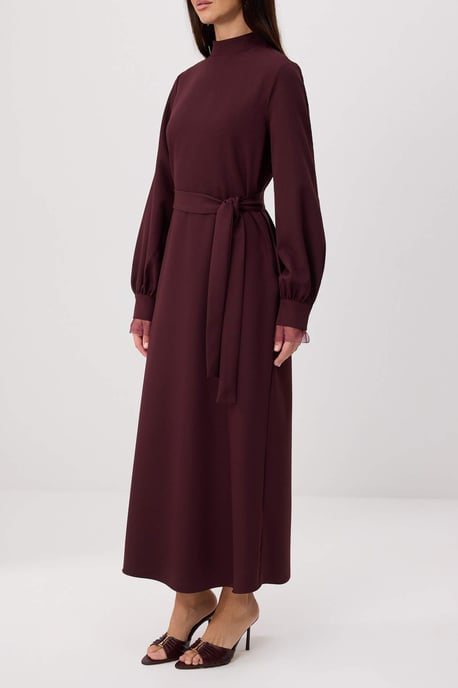 Trendyol Modest Damen Lila Einfarbig Maxi Lang Casual A-Linie Modest Kleider - Image 2