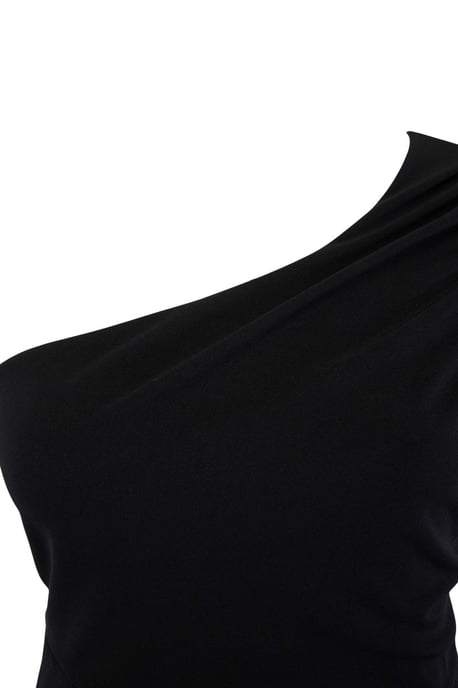 Trendyol Curve Damen Schwarz Einfarbig Maxi Ärmellos Abschluss / Ball Gerade Große Größen Kleid - Image 5