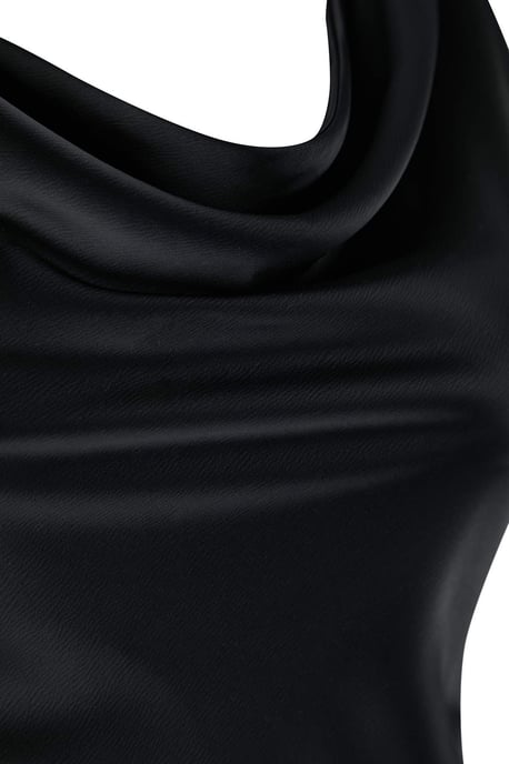 Trendyol Curve Damen Schwarz Einfarbig Maxi Ärmellos Party Bodycon Große Größen Kleid - Image 4