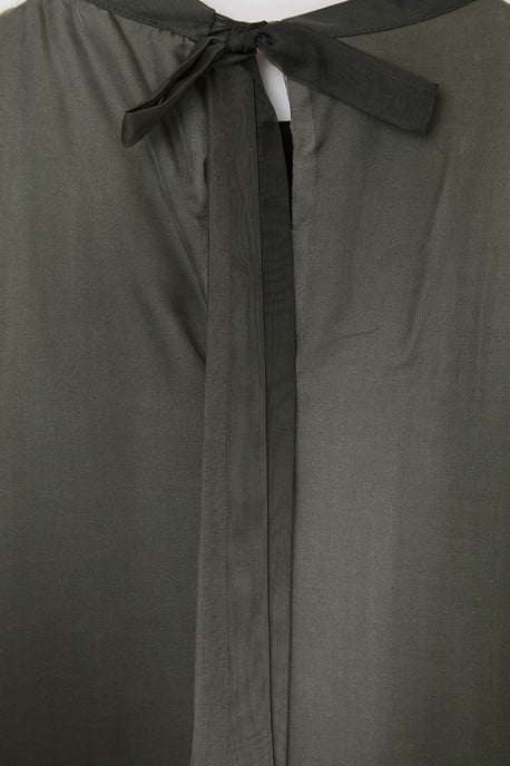 Trendyol Curve Damen Grün Batikmuster Maxi Ärmellos Casual A-Linie Große Größen Kleid - Image 5