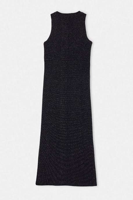 Trendyol Curve Damen Schwarz Einfarbig Maxi Ärmellos Bodycon Große Größen Kleid - Image 4