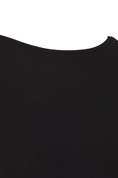 Trendyol Curve Damen Schwarz Einfarbig Maxi Kurz Abend / Alltag A-Linie Große Größen Kleid - Image 5