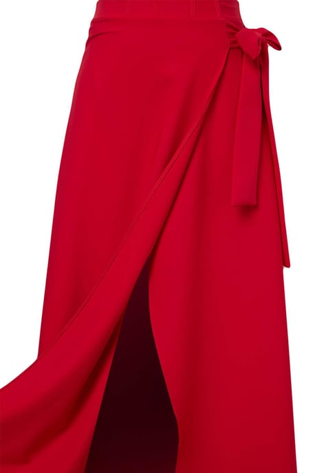 Trendyol Curve Damen Rot Einfarbig Maxi Ärmellos Party A-Linie Große Größen Kleid - Image 4