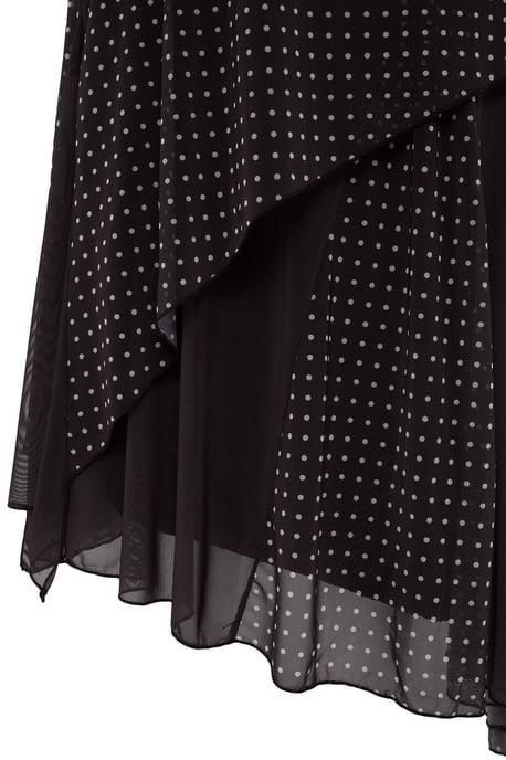 Trendyol Curve Damen Braun Gepunktet Maxi Ärmellos A-Linie Große Größen Kleid - Image 5