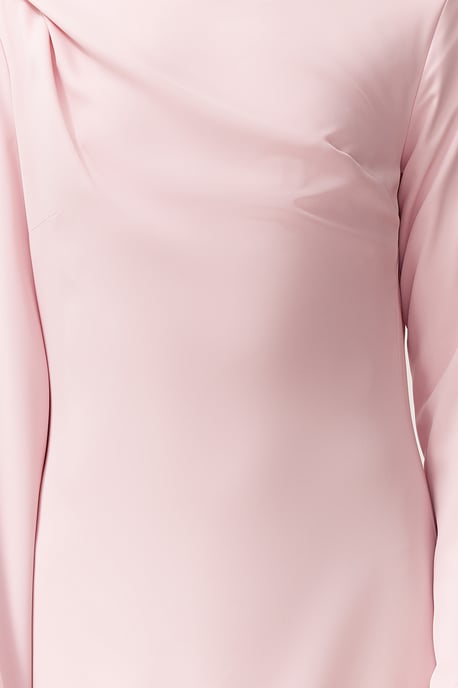 Trendyol Modest Damen Rosa Einfarbig Maxi Lang Elegant/Abend Gerade Modest Abend Kleider - Image 3