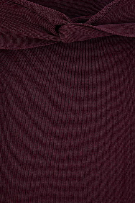 TRENDYOLMİLLA Damen Lila Einfarbig Maxi Lang Bodycon Kleider - Image 5