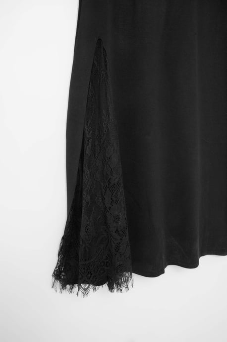 Trendyol Curve Damen Schwarz Einfarbig Maxi Ärmellos Casual A-Linie Große Größen Kleid - Image 5