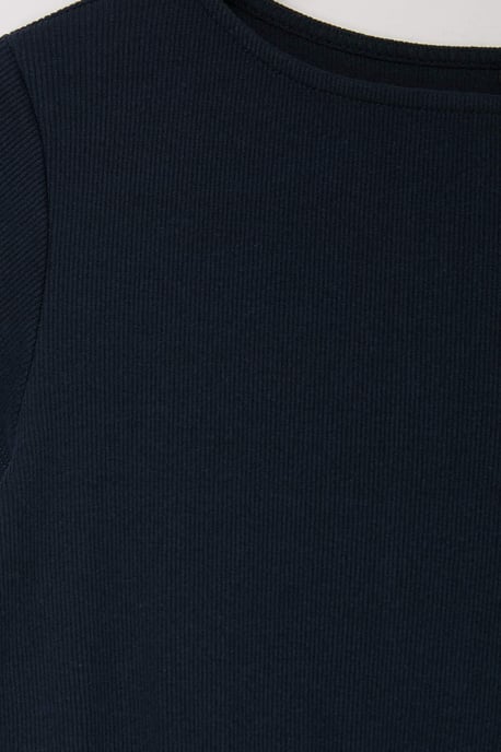 Trendyol Curve Damen Dunkelblau Einfarbig Maxi Ärmellos Casual A-Linie Große Größen Kleid - Image 4