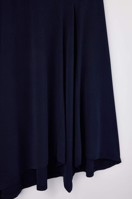 Trendyol Curve Damen Dunkelblau Einfarbig Maxi Ärmellos Abend / Alltag A-Linie Große Größen Kleid - Image 5