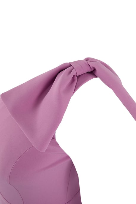Trendyol Curve Damen Rosa Einfarbig Maxi Ärmellos Elegant/Abend A-Linie Große Größen Kleid - Image 3