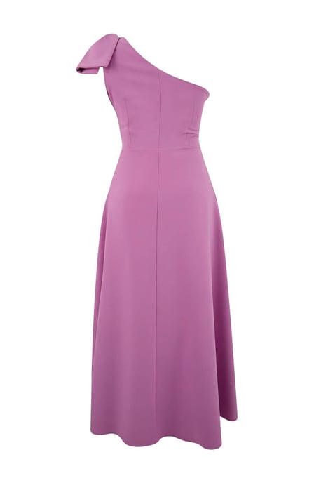 Trendyol Curve Damen Rosa Einfarbig Maxi Ärmellos Elegant/Abend A-Linie Große Größen Kleid - Image 4