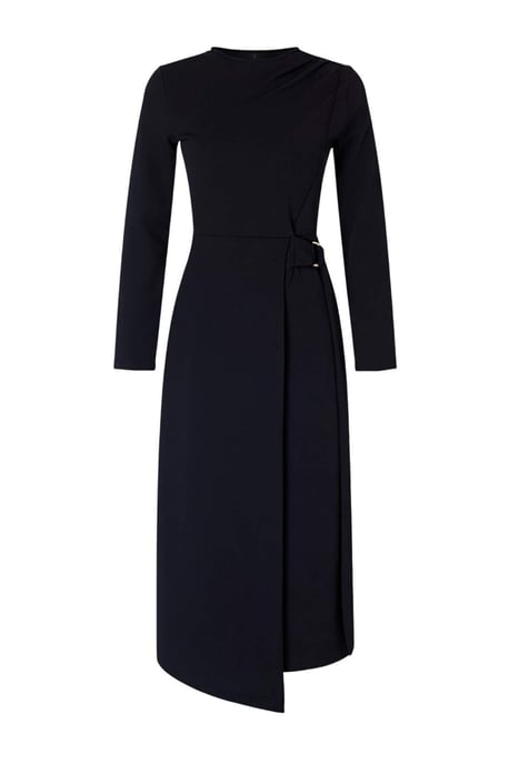 Trendyol Modest Damen Schwarz Einfarbig Maxi Lang Business A-Linie Modest Kleider - Image 4