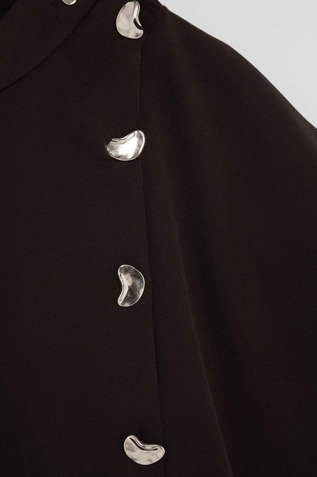Trendyol Curve Damen Braun Einfarbig Maxi Ärmellos A-Linie Große Größen Kleid - Image 5