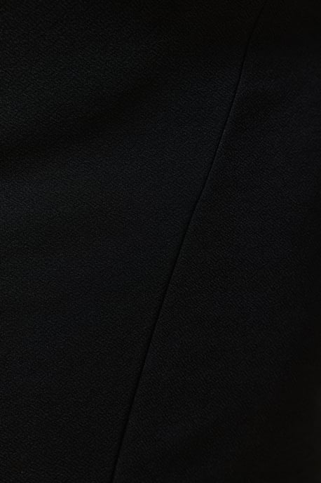 Trendyol Curve Damen Schwarz Einfarbig Midi Ärmellos Casual Asymmetrisch Große Größen Kleid - Image 3