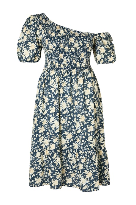 Trendyol Curve Damen Grün Einfarbig Midi Kurz Casual A-Linie Große Größen Kleid - Image 5