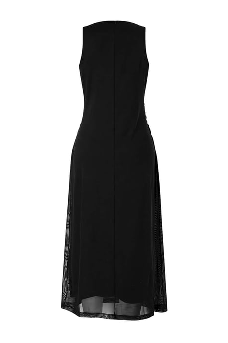 Trendyol Curve Damen Schwarz Animal-Print Midi Ärmellos Elegant/Abend Bodycon Große Größen Kleid - Image 3